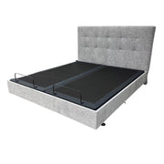 laver spilt king adjustable bed frame with no mattress fitted showing zero clearance base to frame