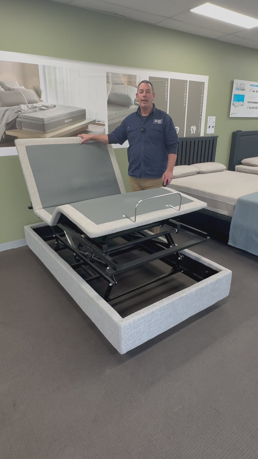 Chiroflex Hi-Lo Adjustable Bed Home Domestic Melbourne